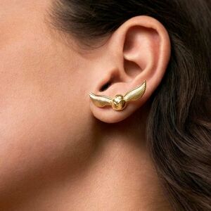 HARRY POTTER Golden Snitch Stud Earrings